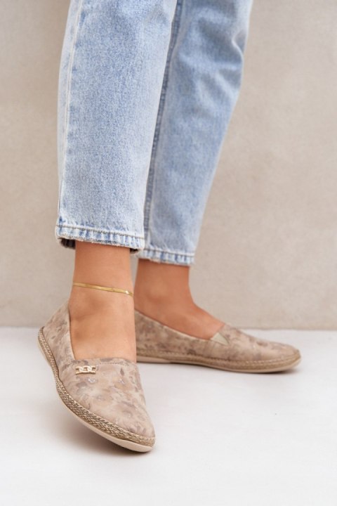 Espadryle Model Zazoo 10177 Beige - Step in style Step in style Espadryle Model Zazoo 10177 Beige - Step in style Step in style