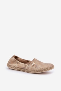 Espadryle Model Zazoo 10177 Beige - Step in style Step in style