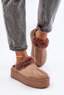 Kapcie Model Linaris 24890 Dark Beige - Step in style Step in style