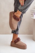 Kapcie Model Linaris 24890 Dark Beige - Step in style Step in style