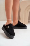 Kapcie Model Linneola FA-185 Black - Step in style Step in style Kapcie Model Linneola FA-185 Black - Step in style Step in style