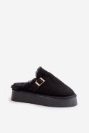 Kapcie Model Linneola FA-185 Black - Step in style Step in style Kapcie Model Linneola FA-185 Black - Step in style Step in style