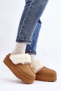 Kapcie Model Starlyn BL396 Camel - Step in style Step in style Kapcie Model Starlyn BL396 Camel - Step in style Step in style
