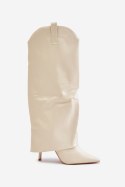 Kozaki Model Bellinna 35858 Light Beige - Step in style Step in style Kozaki Model Bellinna 35858 Light Beige - Step in style Step in style