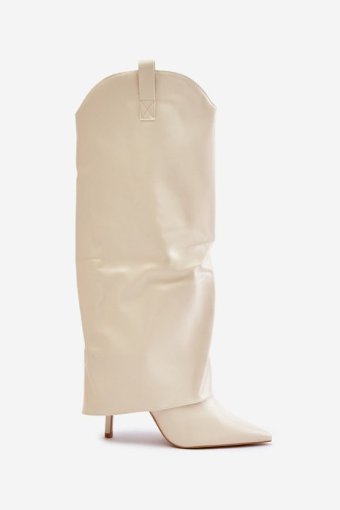 Kozaki Model Bellinna 35858 Light Beige - Step in style Step in style Kozaki Model Bellinna 35858 Light Beige - Step in style Step in style