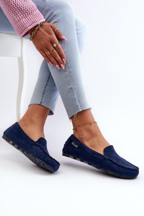 Mokasyny Model Amrutia DF937 Navy - Step in style Step in style Mokasyny Model Amrutia DF937 Navy - Step in style Step in style