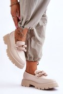 Mokasyny Model Big Star LL274581 Beige - Step in style Step in style Mokasyny Model Big Star LL274581 Beige - Step in style Step in style