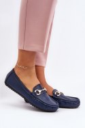 Mokasyny Model Demese NN22-991 Blue - Step in style Step in style Mokasyny Model Demese NN22-991 Blue - Step in style Step in style