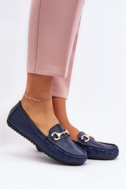 Mokasyny Model Demese NN22-991 Blue - Step in style Step in style
