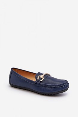 Mokasyny Model Demese NN22-991 Blue - Step in style Step in style