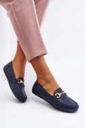 Mokasyny Model Demese NN22-991 Blue - Step in style Step in style Mokasyny Model Demese NN22-991 Blue - Step in style Step in style