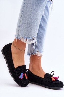 Mokasyny Model Dorine GS37 Black - Step in style Step in style