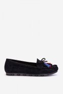 Mokasyny Model Dorine GS37 Black - Step in style Step in style Mokasyny Model Dorine GS37 Black - Step in style Step in style