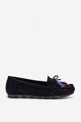 Mokasyny Model Dorine GS37 Black - Step in style Step in style