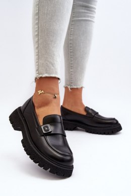 Mokasyny Model Flanila 62124 Black Skóra - Step in style Step in style