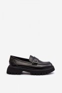 Mokasyny Model Flanila 62124 Black Skóra - Step in style Step in style Mokasyny Model Flanila 62124 Black Skóra - Step in style Step in style