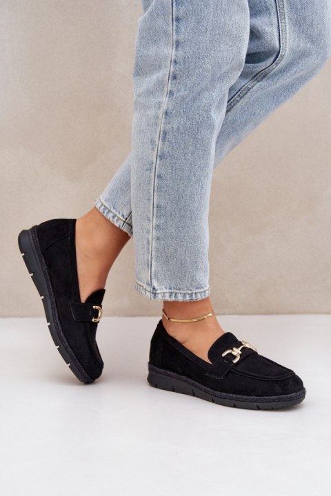 Mokasyny Model Lainer C-426 Black - Step in style Step in style Mokasyny Model Lainer C-426 Black - Step in style Step in style