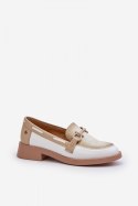 Mokasyny Model Maciejka 06493-11 White/Beige - Step in style Step in style Mokasyny Model Maciejka 06493-11 White/Beige - Step in style Step in style