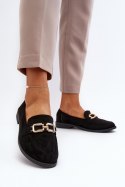 Mokasyny Model Misal 8336-79 Black - Step in style Step in style Mokasyny Model Misal 8336-79 Black - Step in style Step in style