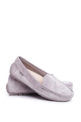 Mokasyny Model Morreno 20PB26-2190 Grey - Step in style Step in style