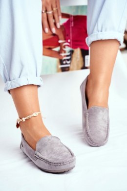 Mokasyny Model Morreno 20PB26-2190 Grey - Step in style Step in style