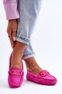 Mokasyny Model Rabell DF711 Pink - Step in style Step in style Mokasyny Model Rabell DF711 Pink - Step in style Step in style