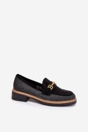 Mokasyny Model Seffolia J1801 Black - Step in style Step in style Mokasyny Model Seffolia J1801 Black - Step in style Step in style