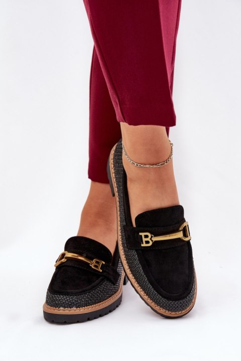Mokasyny Model Seffolia J1801 Black - Step in style Step in style Mokasyny Model Seffolia J1801 Black - Step in style Step in style