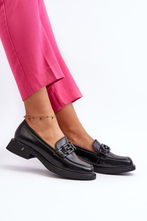 Mokasyny Model Triana 63501 Black - Step in style Step in style Mokasyny Model Triana 63501 Black - Step in style Step in style