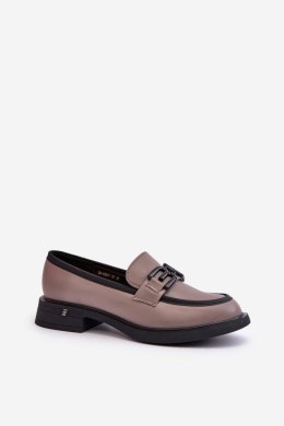 Mokasyny Model Triana 63501 Dark Beige - Step in style Step in style