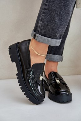 Mokasyny Model Wulinea T607P Black - Step in style Step in style
