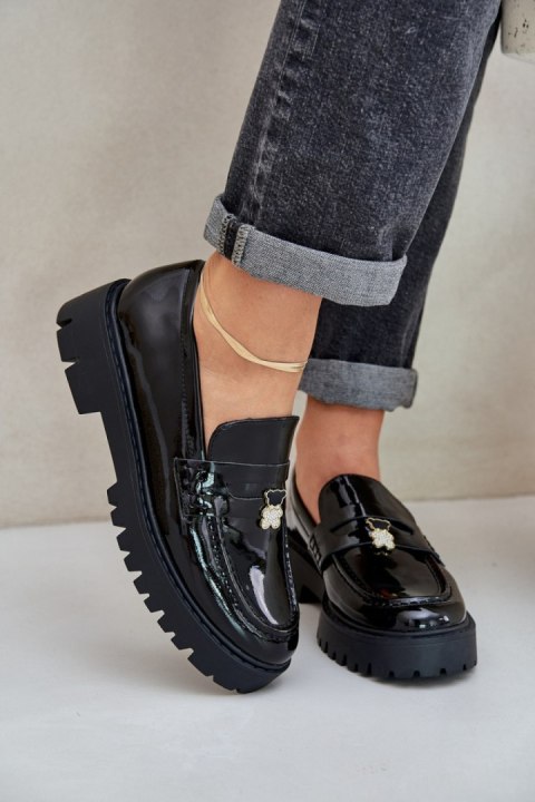 Mokasyny Model Wulinea T607P Black - Step in style Step in style Mokasyny Model Wulinea T607P Black - Step in style Step in style