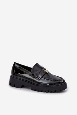 Mokasyny Model Wulinea T607P Black - Step in style Step in style