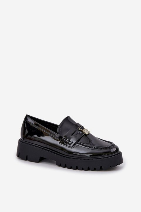 Mokasyny Model Wulinea T607P Black - Step in style Step in style Mokasyny Model Wulinea T607P Black - Step in style Step in style