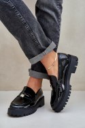 Mokasyny Model Wulinea T607P Black - Step in style Step in style Mokasyny Model Wulinea T607P Black - Step in style Step in style