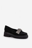 Mokasyny Model Zazoo 3419 Black Zamsz - Step in style Step in style