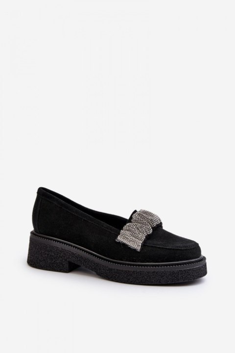 Mokasyny Model Zazoo 3419 Black Zamsz - Step in style Step in style Mokasyny Model Zazoo 3419 Black Zamsz - Step in style Step in style