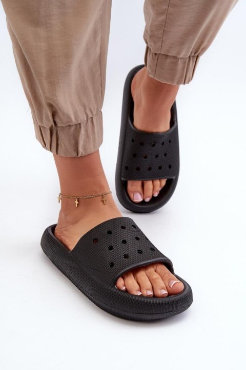 Sandał Klapki Model Beula B64 Black - Step in style Step in style Sandał Klapki Model Beula B64 Black - Step in style Step in style