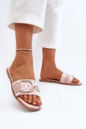 Sandał Klapki Model Taleci 1826 Pink - Step in style Step in style Sandał Klapki Model Taleci 1826 Pink - Step in style Step in style