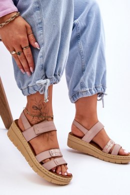 Sandały Model Fresh Look 23-46011 Pink - Step in style Step in style
