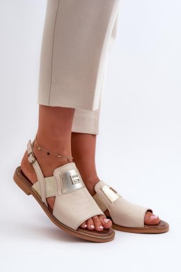 Sandały Model Zazoo 40385 Beige - Step in style Step in style