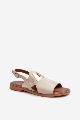 Sandały Model Zazoo 40385 Beige - Step in style Step in style