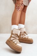 Śniegowce Model Riaviana 24889 Light Brown - Step in style Step in style Śniegowce Model Riaviana 24889 Light Brown - Step in style Step in style