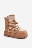 Śniegowce Model Riaviana 24889 Light Brown - Step in style Step in style Śniegowce Model Riaviana 24889 Light Brown - Step in style Step in style