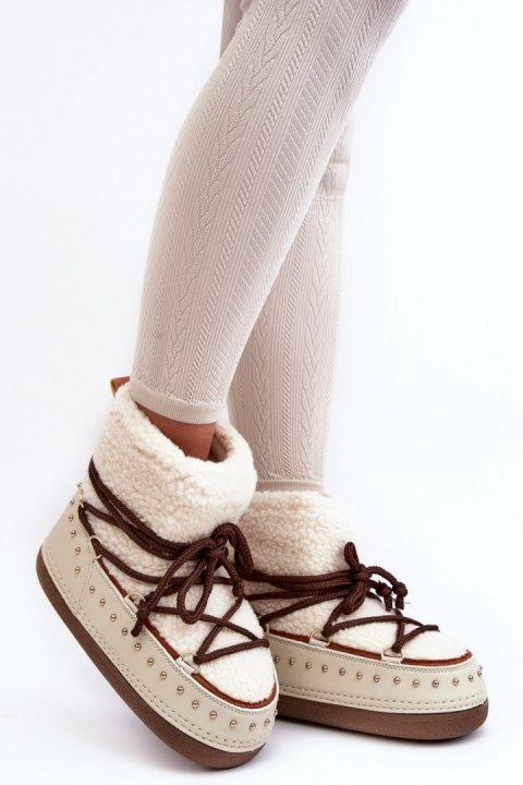 Śniegowce Model Rohes NB617 Beige - Step in style Step in style Śniegowce Model Rohes NB617 Beige - Step in style Step in style