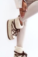 Śniegowce Model Rohes NB617 Beige - Step in style Step in style Śniegowce Model Rohes NB617 Beige - Step in style Step in style