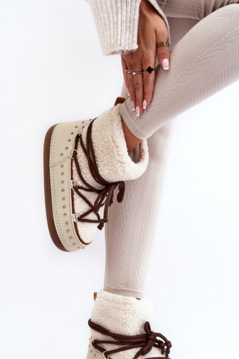Śniegowce Model Rohes NB617 Beige - Step in style Step in style Śniegowce Model Rohes NB617 Beige - Step in style Step in style