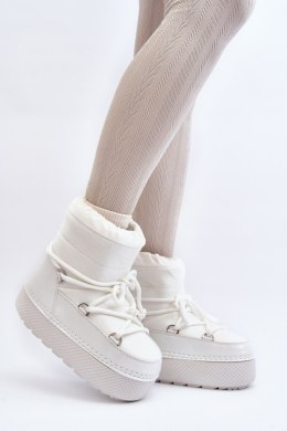 Śniegowce Model Toolsa NB616 White - Step in style Step in style