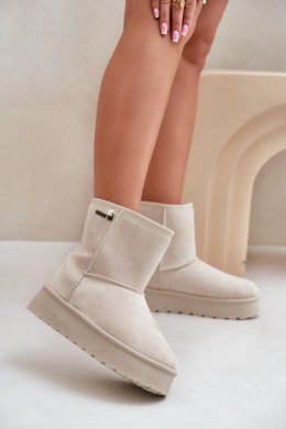 Śniegowce Modele Big Star OO274897 Light Beige - Step in style Step in style