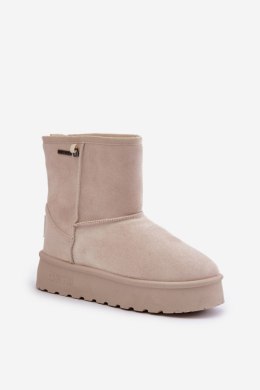 Śniegowce Modele Big Star OO274897 Light Beige - Step in style Step in style
